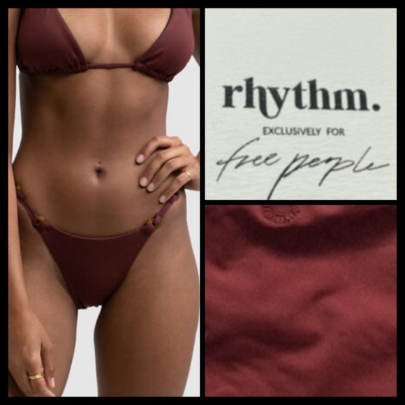 Free People Other - NWT FP Rhythm Ring Itsy Bikini in Chocolate